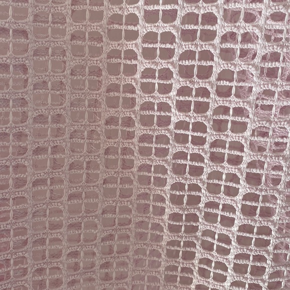 New powder pink netted beach cover up-smoke free home - Picture 2 of 3